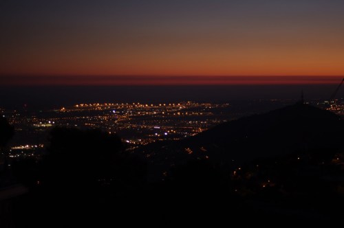 Θέα της πόλης από το όρος Τibidabo